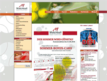 Tablet Screenshot of matchball-leipzig.de